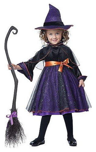 Disfraz Talla Medium(3t-4t) Para Niña Bruja Hocus Pocus