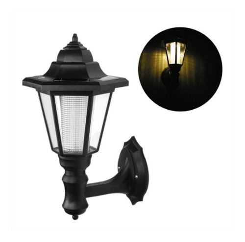 Foco Farol Led Solares Para Pared O Con Estaca Jardin Hogar