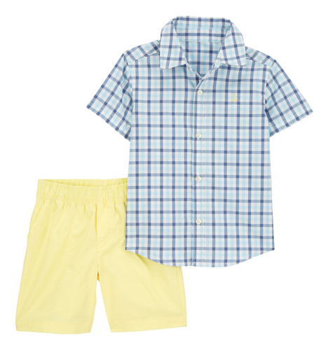 Shorts Para Niño Con Playera 2q507110 | Carters ®