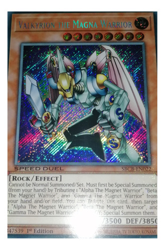 Valkyrion The Magna Warrior Yu-gi-oh! Original Konami