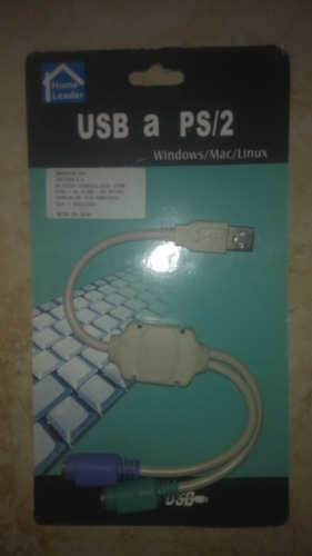 Adaptador De Usb A Ps2 Para Teclado Mouse Etc