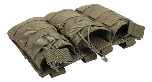 Bolsa Militar Triple Open Top Magazine Molle Para Chaleco