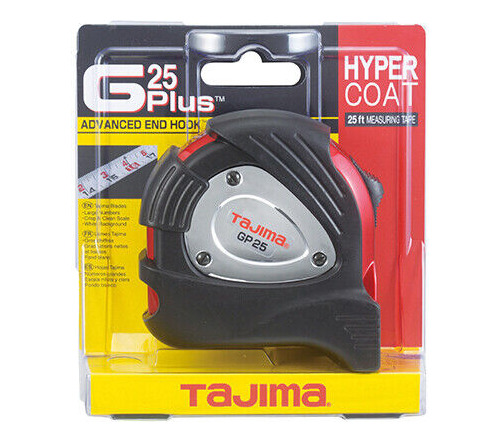 Tajima Gp-25bw G-plus Standard Scale, 25 Ft X 1 In. S Yyn