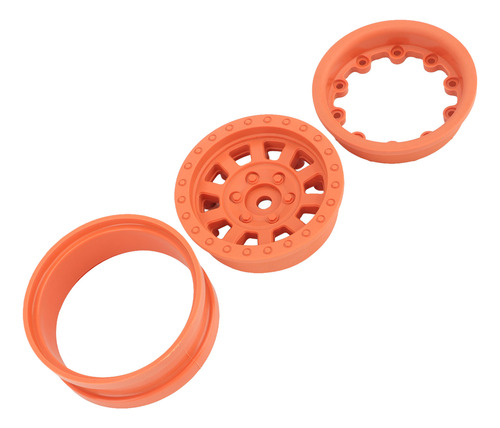 Llanta Beadlock Naranja, Llantas De 1.9 Pulgadas, Llantas Rc