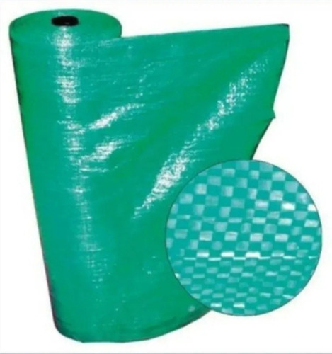Imagen 1 de 1 de Tela Verde Cerramiento X 2.10 Ancho X 50mts Largo.