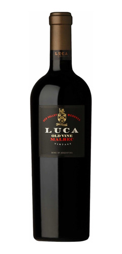 Vino Argentino Luca Old Vine Malbec 750 Ml