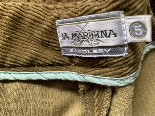 Pantalón La Martina Corderoy Recto Talle 5 (Usado)