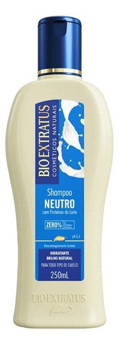 Shampoo Brilho Natural  Neutro 250 Ml Bio Extratus K301