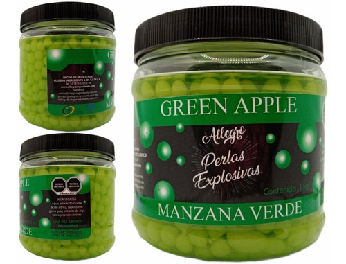 Perlas Explosivas Manzana Verde