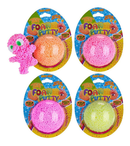 Slime Colores Pelotitas Nieve Foam Putty Cod 2222 Bigshop