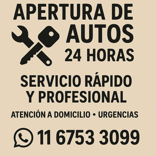 Apertura Automotor 24hs