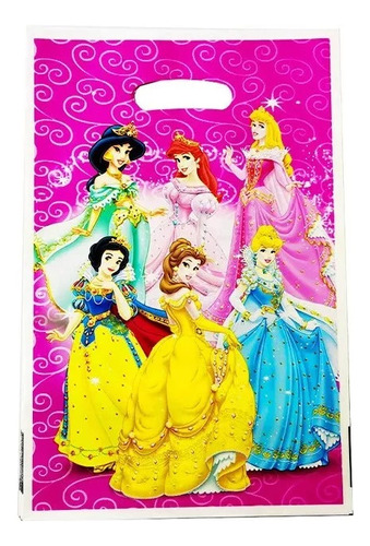Bolsa Cumpleaños Princesas Disney Cumpleaños Pack 10 Bolsas 