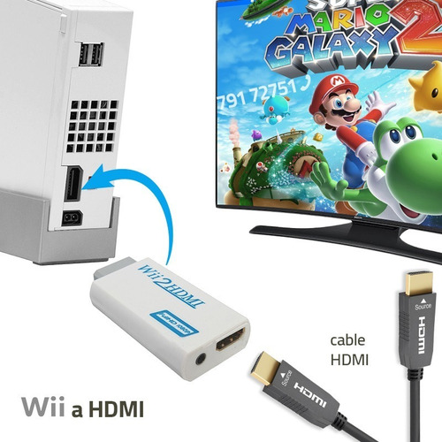 Adaptador Video Nintendo Wii A Hdmi