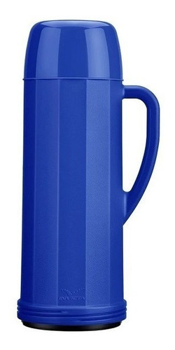 Botella termo Eureka azul para café y té de 750 ml