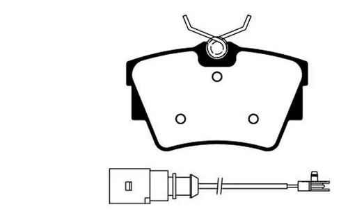 Juego Pastillas De Freno P/ Vw Caravelle T4 Bus/van/flatbe