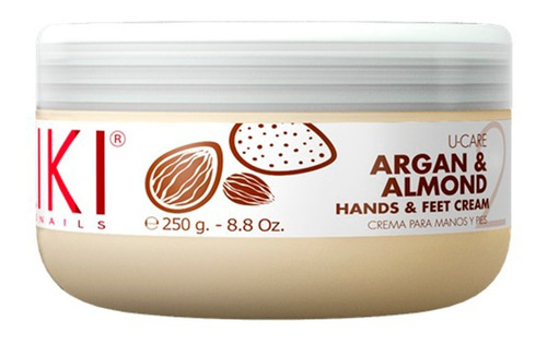 Crema Para Manos Y Pies Argan Y Almendras 250g Idraet Caba