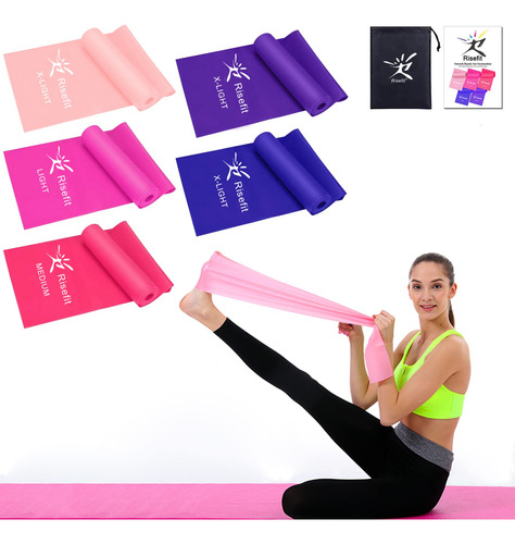 Risefit Bandas De Resistencia Set 5 Unidades, Bandas De Ejer