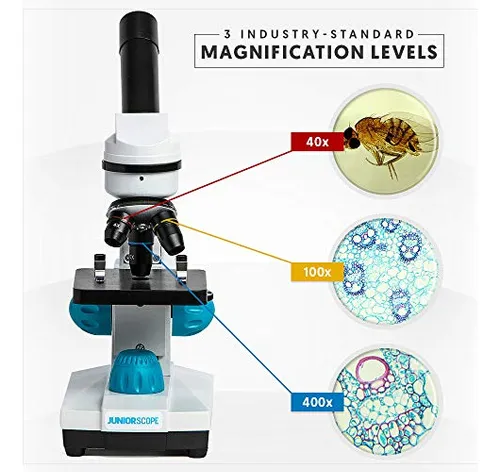 Kit De Experimentos Científicos Microscope Omano Juniorscope