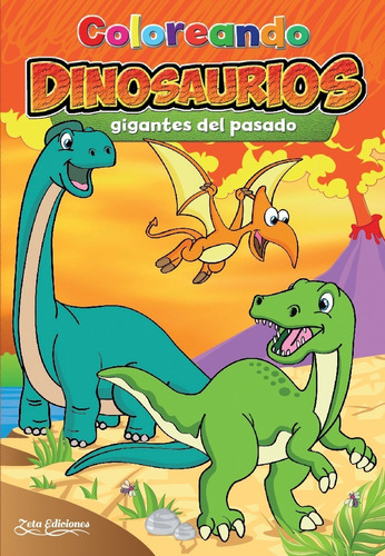 Libro Para Pintar De Dinosaurios Gigantes Del Pasado