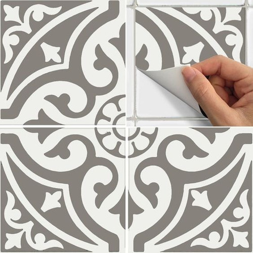 20 Unidades Mosaicos Autoadhesivos Azulejo Mandala 15x15
