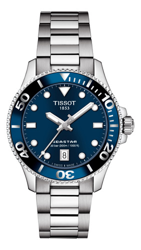 Reloj Tissot Seastar 1000 Azul Acero Azul 36mm