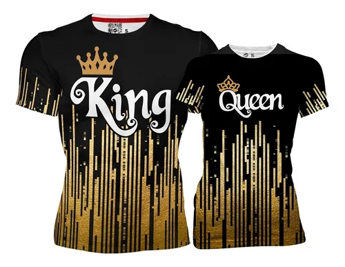 Playeras de novios queen y king clearance