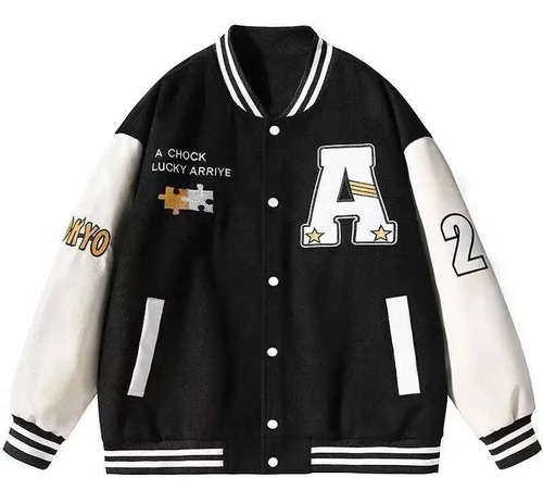 Chaqueta De Hip-hop Callejero Con Uniforme De Béisbol Para H