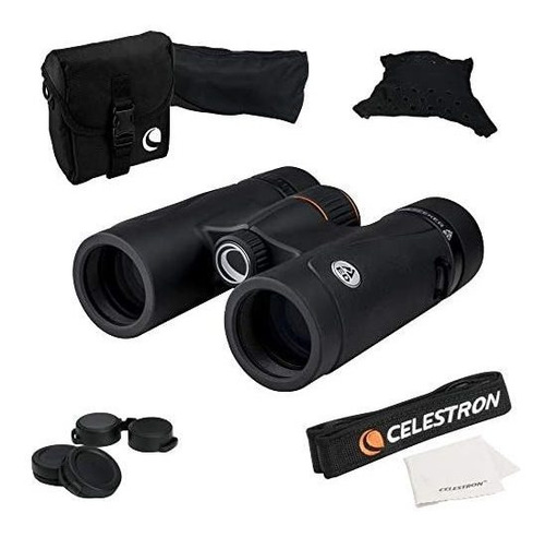 Binoculares Celestron A Prueba De Agua + Accesorios -negro