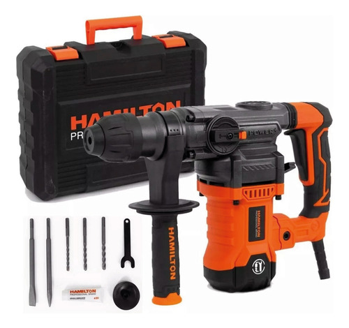 Rotomartillo 1500w 7.5j Con Accesorios Hamilton Hrm005