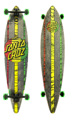 Santa Cruz Skate Mahaka Rasta Cruzer - Patineta (9.9 X 43.5 