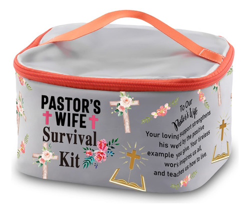 Pxtidy Kit De Supervivencia Para Esposa De Pastor, Bolsa Org