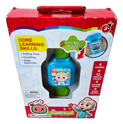Reloj Cocomelon Learning Watch Aprendizaje Detalle Caja