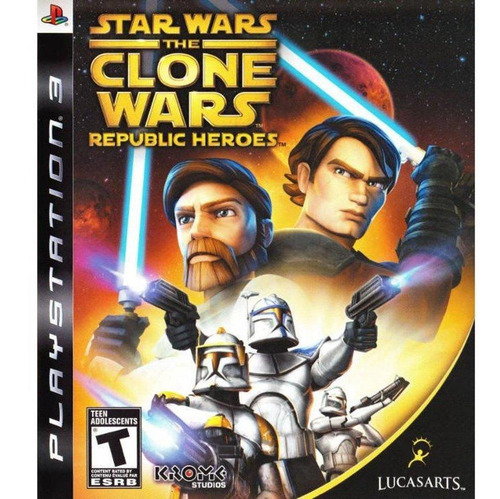 Jogo Star Wars The Clone Wars: Republic Heroes Ps3 Usado