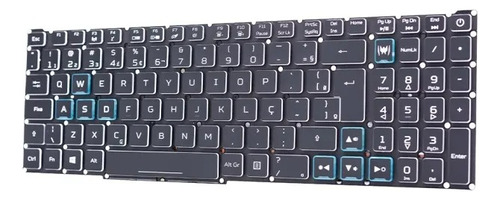 Teclado Para Notebook Helios 300 Ph315-53 Ph315-52 Ph317-53