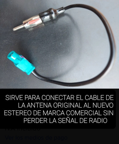 Adaptador De Antena Nuevo Estereo Gmc Sierra 2014 Al 2019