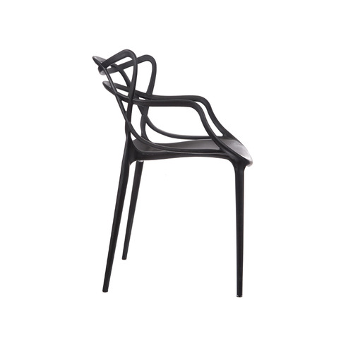 Silla de comedor Garden Life Allegra, estructura color negro, 4 unidades