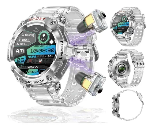 Smartwatch Deportivo Con Auriculares Y Pantalla Táctil Hd