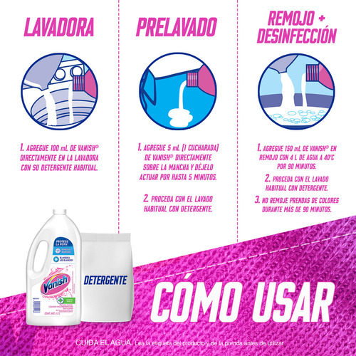 Vanish® Quitamanchas Líquido Para Ropa Blanca 1.7l