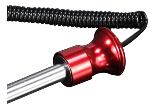 6 Pila De Pesas Magnética Pin Selector De 10x80mm Rojo