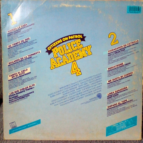 Locademia De Policía 4 Ost Disco De Vinilo Lp