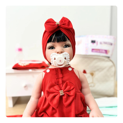 Boneca Bebê Reborn Original Enxoval Completo Promoção Lindo
