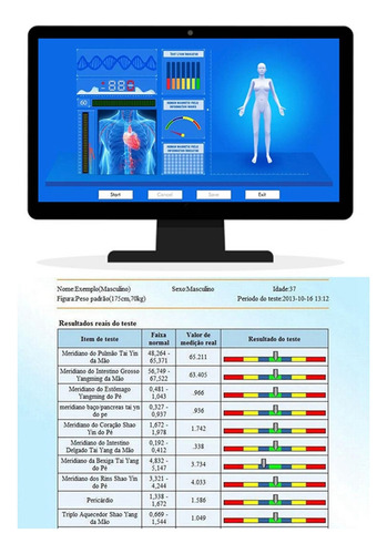 Analisador Magnético De Ressonância Quântica Hand Touch Quan
