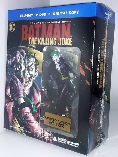 Batman The Killing Joke Gifset Blu-ray + Dvd + Figura