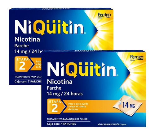 Niquitin Etapa 2 - 2 Pack Tratamiento Para Dejar De Fumar