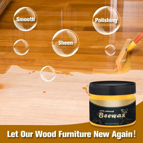 Cera Limpiadora De Pisos Beemax Furniture Care, 4 Unidades.