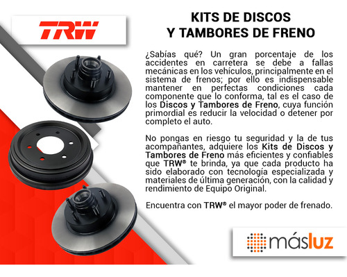 2 Discos + 2 Tambores Cavalier V6 3.1l 1992/1994 Trw