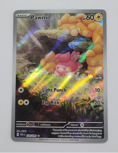 Pokemon Tcg Pawmi - 226/091 - Illustration Rare