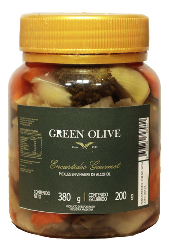 Pickles Mixtos Con Aceitunas Negras X250gr X12un