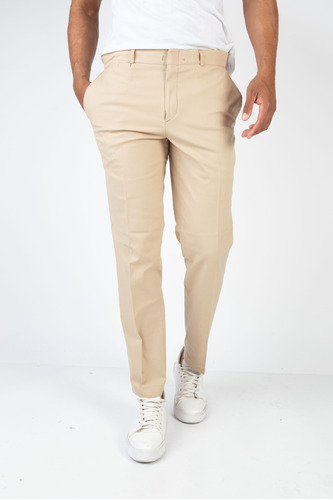 Pantalon Semi Chupin Elastizado Cotton Saten Premium