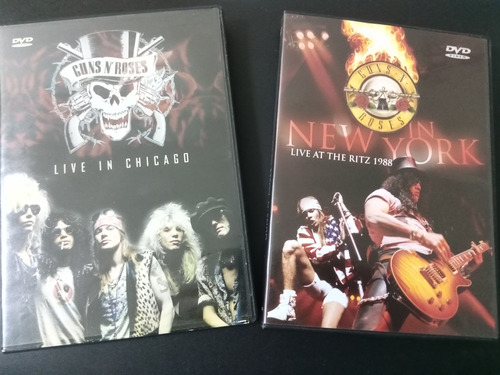 Dvds Guns N' Roses X 2: Live Ritz 1988 Y Chicago 1992